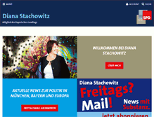 Tablet Screenshot of diana-stachowitz.de